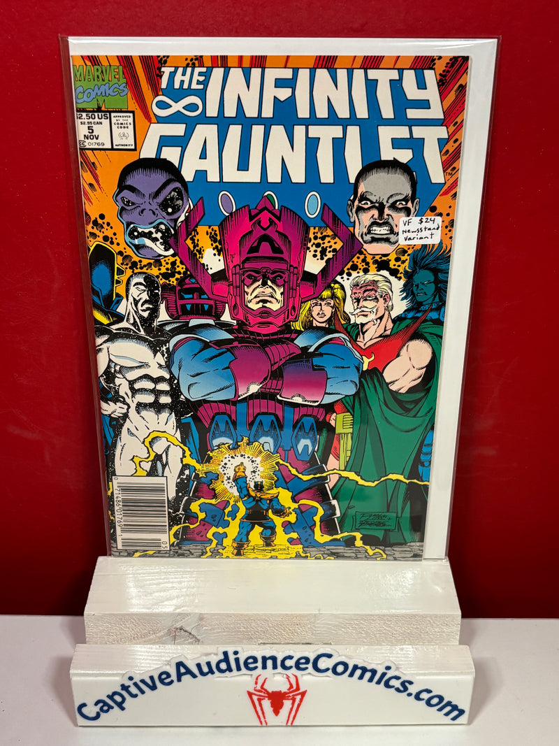 Infinity Gauntlet, Vol. 1 #5 - Newsstand Variant - VF