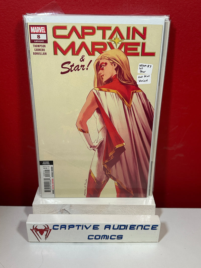 Captain Marvel, Vol. 11 #8 - 1st Star - 2nd Print Variant - VF/NM