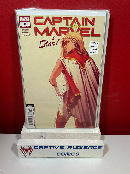 Captain Marvel, Vol. 11 #8 - 1st Star - 2nd Print Variant - VF/NM