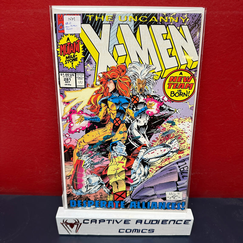 Uncanny X-Men, Vol. 1 #281 - New X-men Team - NM