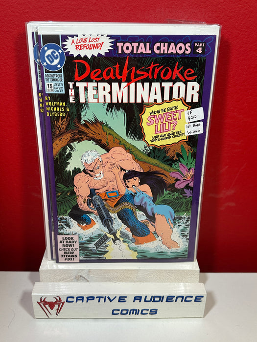 Deathstroke, The Terminator #15 - 1st Rose Wilson - VF