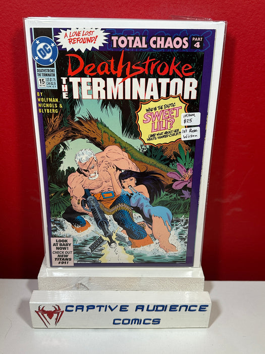 Deathstroke, The Terminator #15 - 1st Rose Wilson - VF/NM