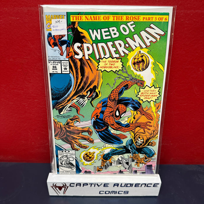 Web of Spider-Man, Vol. 1 #86 - 1st Demogoblin - NM-