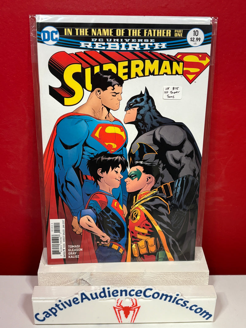 Superman, Vol. 4 #10 - 1st Super Sons - VF
