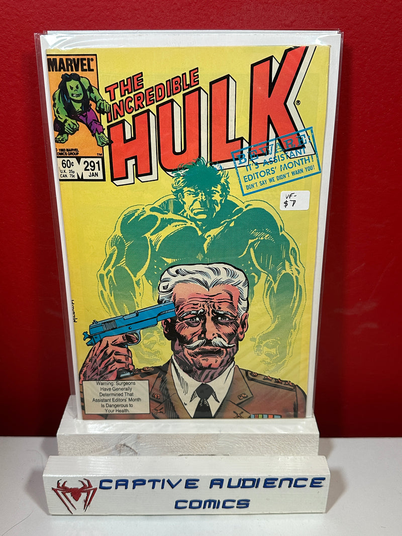 Incredible Hulk, The Vol. 1 #291 - VF-