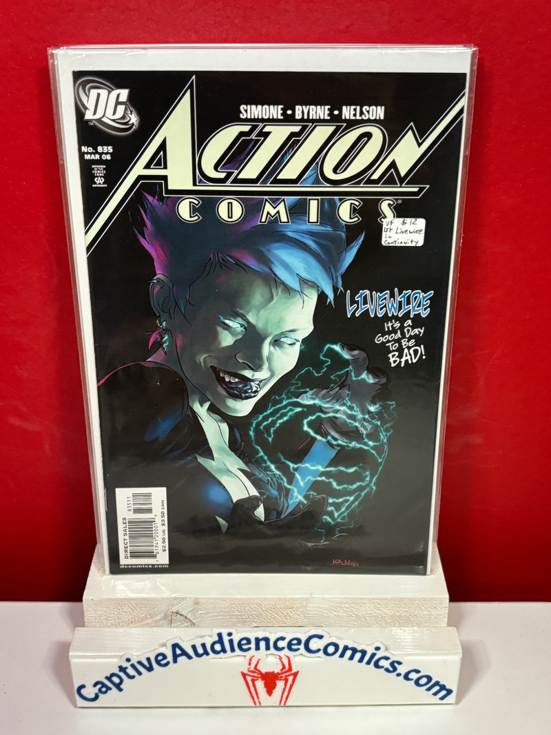 Action Comics, Vol. 1 #835 - 1st Livewire in Continuity - VF