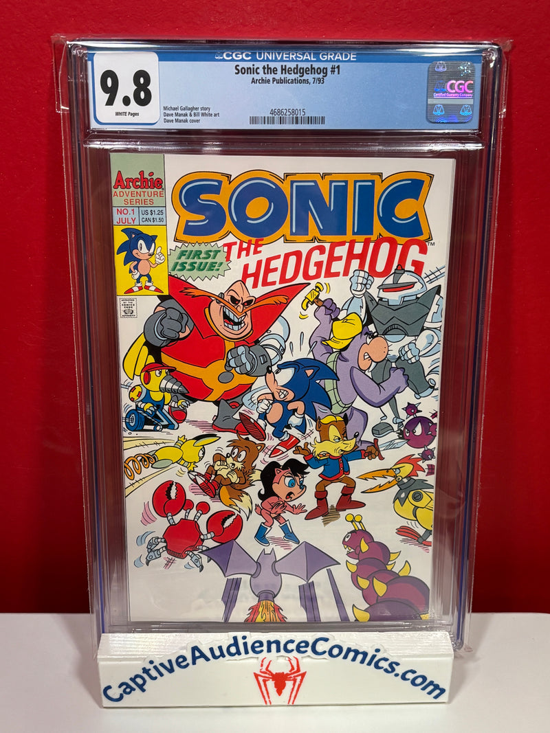 Sonic the Hedgehog #1 - CGC 9.8