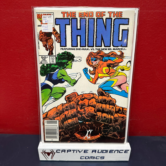 Thing, The Vol. 1 #36 - Final Issue - CPV - FN/VF