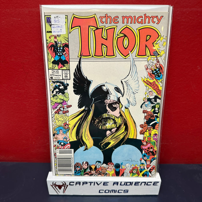 Thor, Vol. 1 #373 - Newsstand Variant - NM-