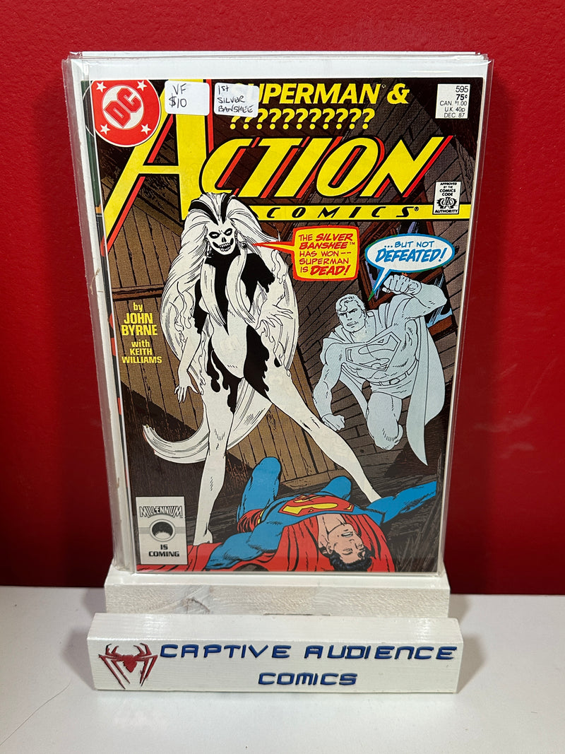 Action Comics, Vol. 1 #595 - 1st Silver Banshee - VF