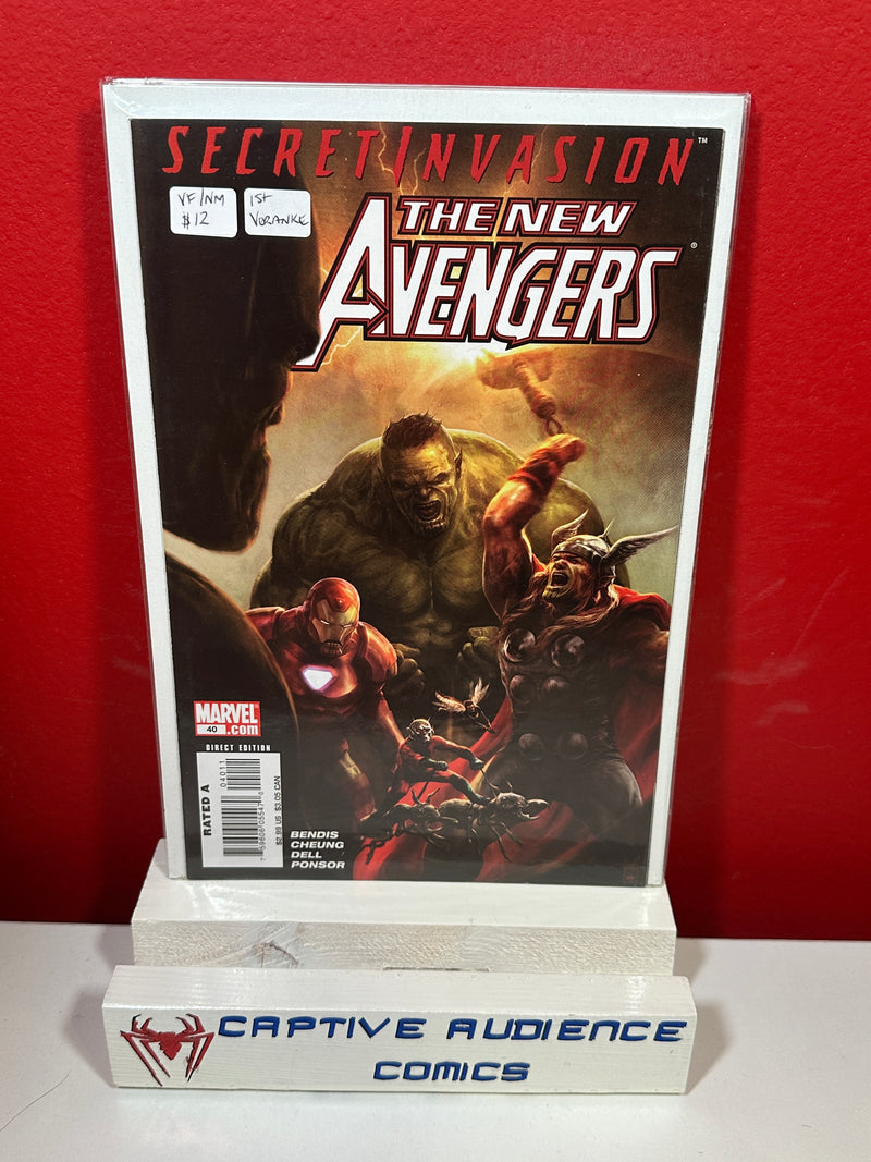 New Avengers, Vol. 1 #40 - 1st Veranke - VF/NM