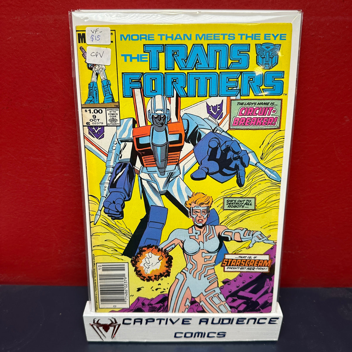 Transformers #9 - CPV - VF- — Captive Audience Comics