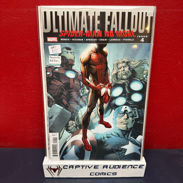 Ultimate Fallout: Spider-man No More #4 - Facsimile Edition - NM-