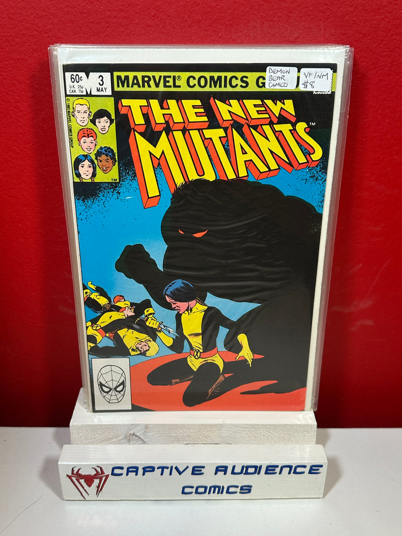 New Mutants, Vol. 1 #3 - Demon Bear Cameo - VF/NM