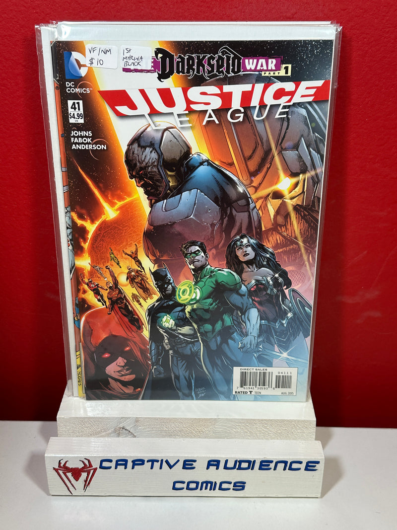 Justice League, Vol. 1 #41 - 1st Myrina Black - VF/NM