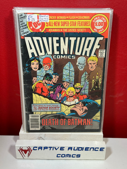 Adventure Comics, Vol. 1 #462 - Death of Earth 2 Batman - VG