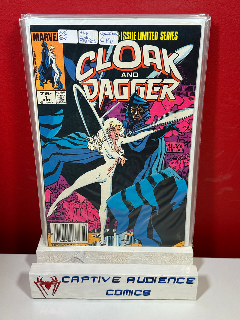 Cloak and Dagger, Vol. 1 #1 - 1st Solo Series - Newsstand CPV - FN