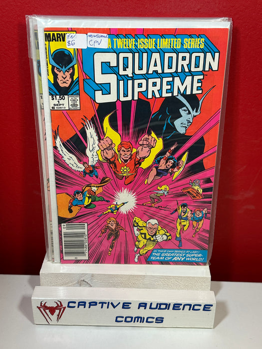 Squadron Supreme, Vol. 1 #1 - Newsstand CPV - FN