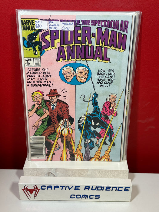 Spectacular Spider-Man Annual, The #4 - 1st Tamara Blake - Newsstand CPV - FN+