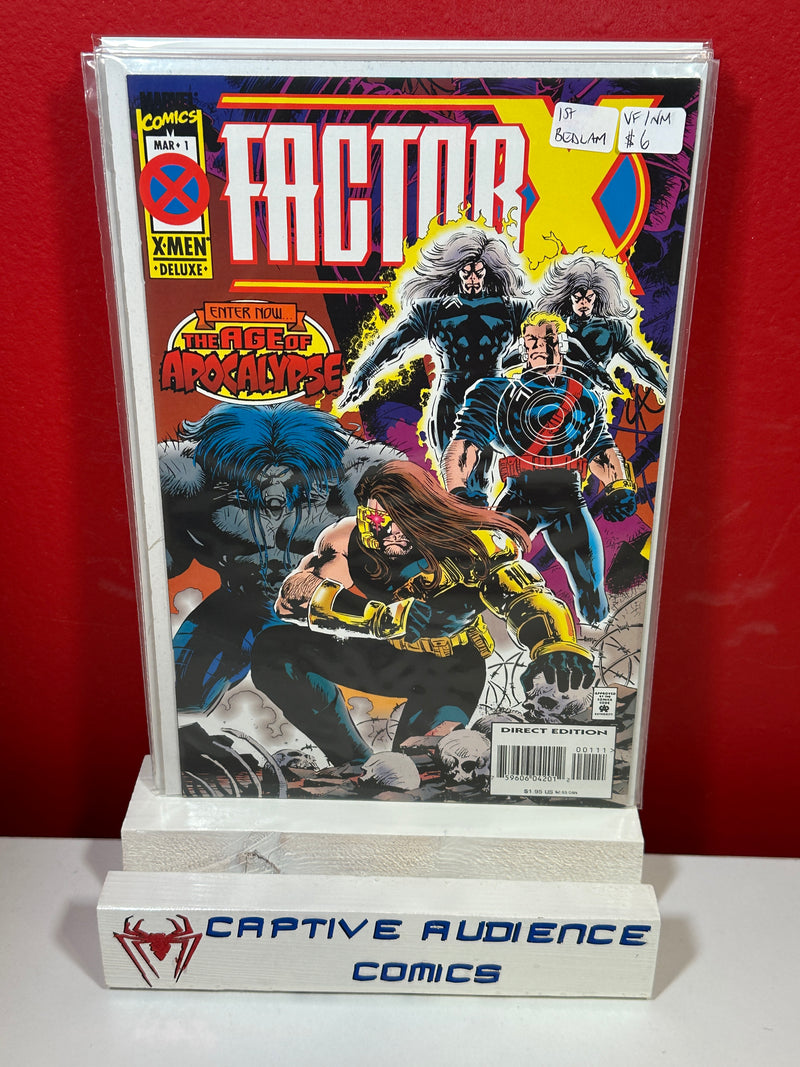 Factor X #1 - 1st Bedlam - VF/NM