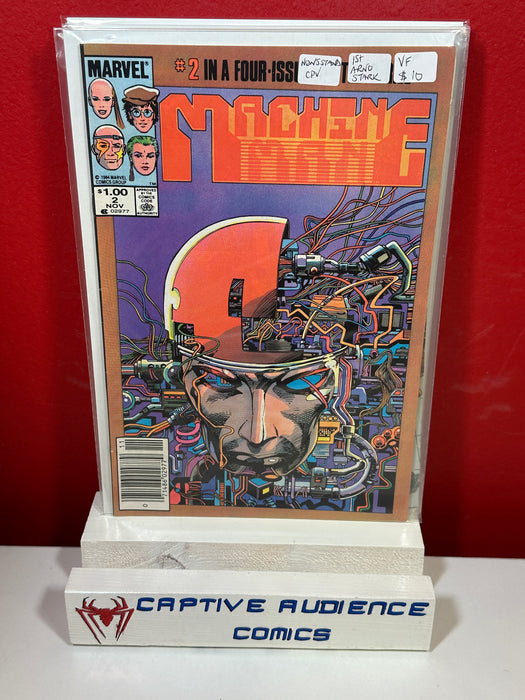 Machine Man, Vol. 2 #2 - Newsstand CPV - 1st Arno Stark - VF