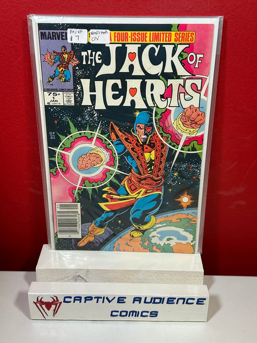 Jack of Hearts #1 - Newsstand CPV - FN/VF