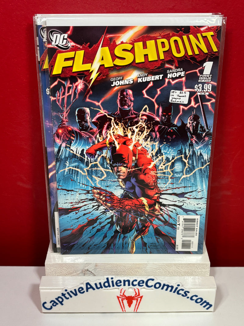 Flashpoint, Vol. 2 #1 - 1st Thomas Wayne Batman - VF+