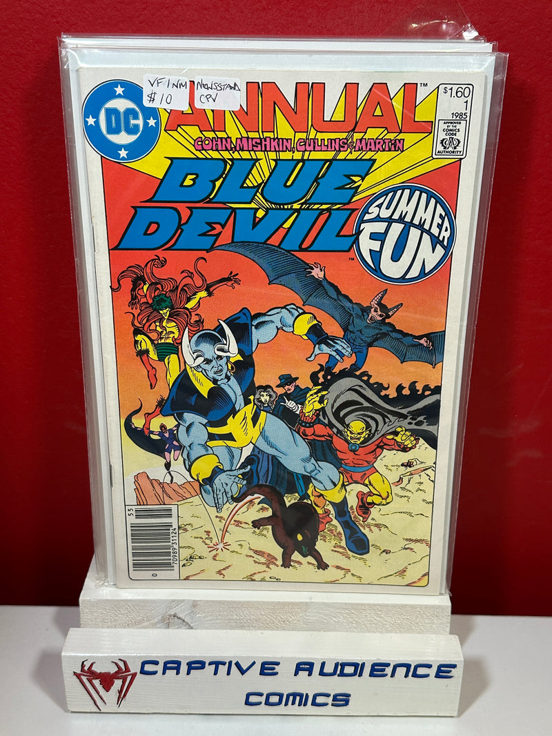 Blue Devil Annual #1 - Newsstand CPV - VF/NM