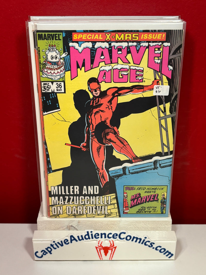 Marvel Age #36 - VF-