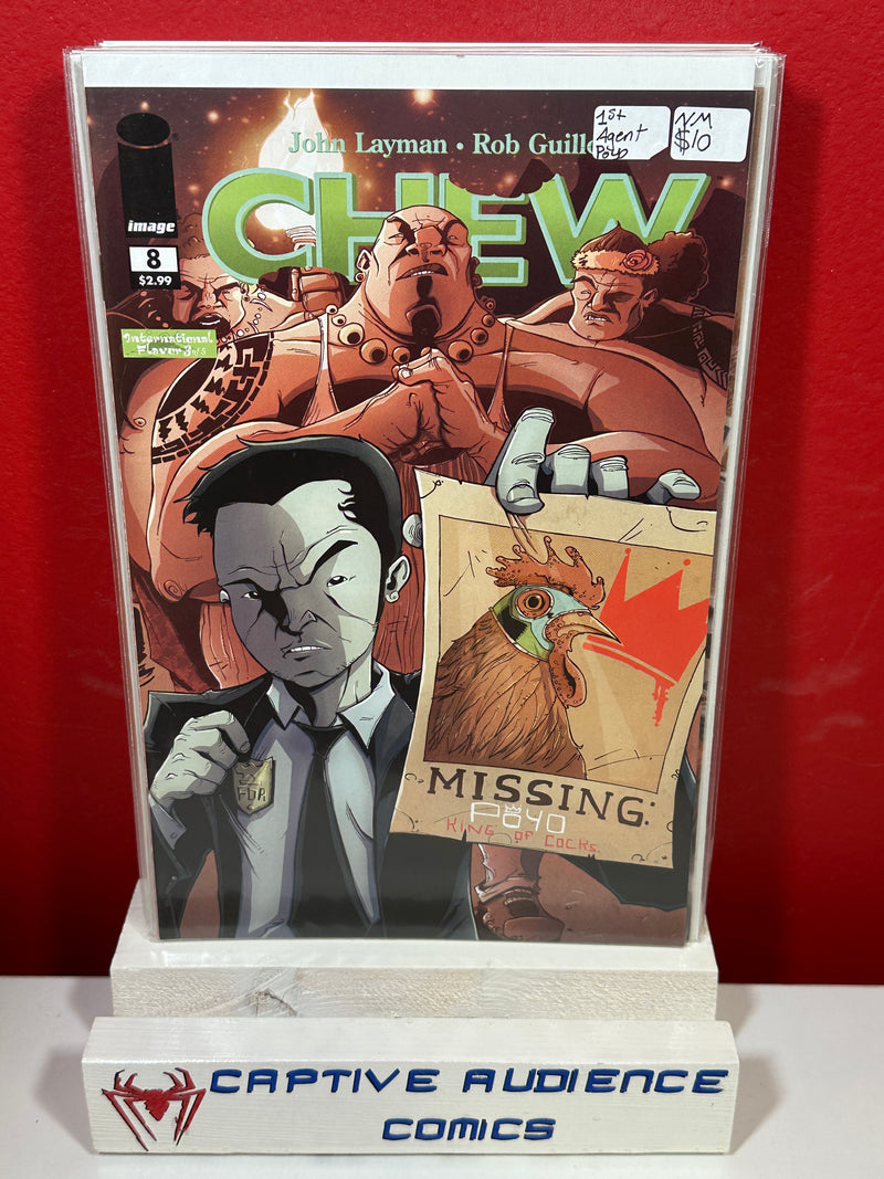 Chew #8 - 1st Agent Poyo - NM