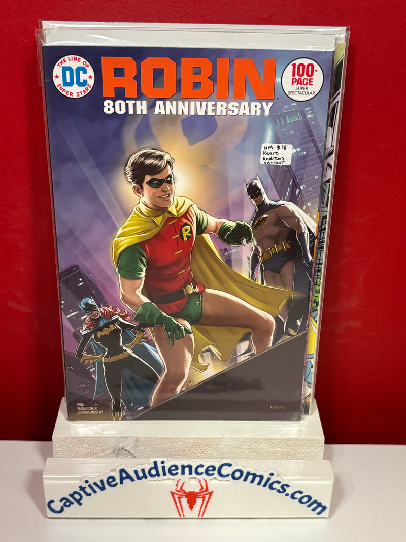 Robin: 80th Anniversary #1 - Kaare Andrews Variant - NM