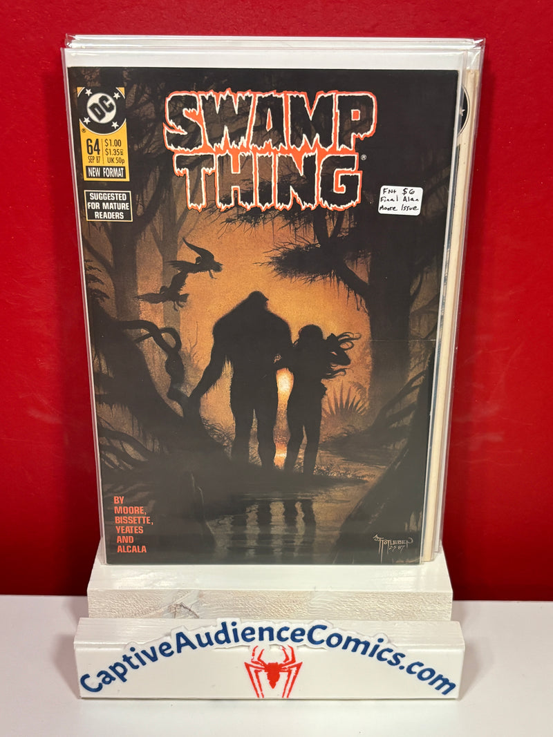 Swamp Thing, Vol. 2 #64 - Final Alan Moore Issue - FN+
