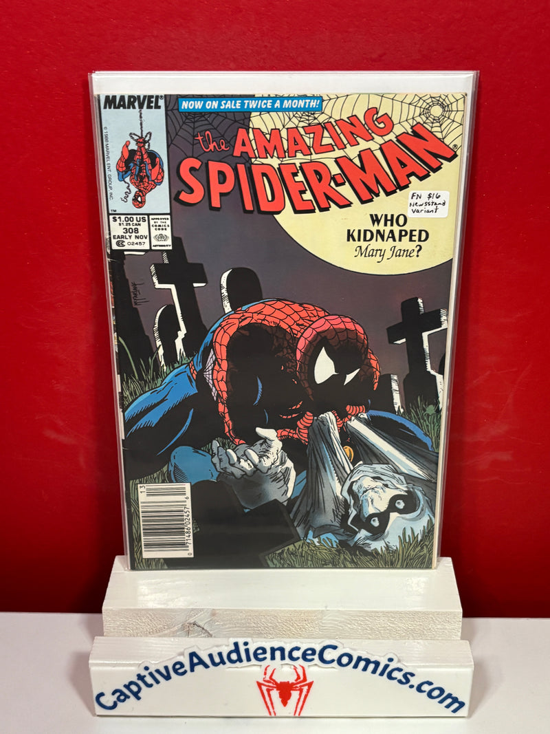 Amazing Spider-Man, The Vol. 1 #308 - Newsstand Variant - FN