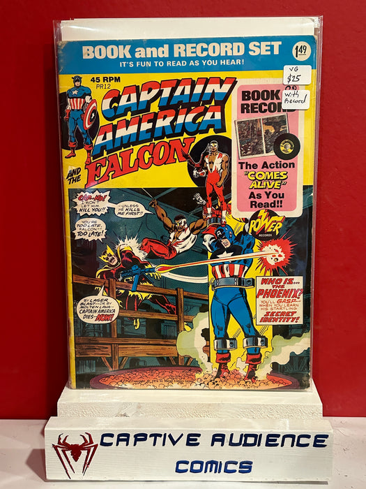 Captain America and The Falcon #1 - With Record - VG