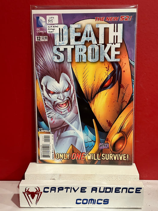 Deathstroke, Vol. 2 #12 - Hulk is 340 Homage Cover - VF+