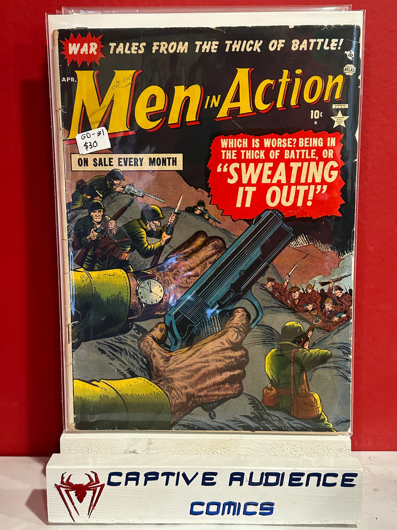 Men in Action #1 - GD-