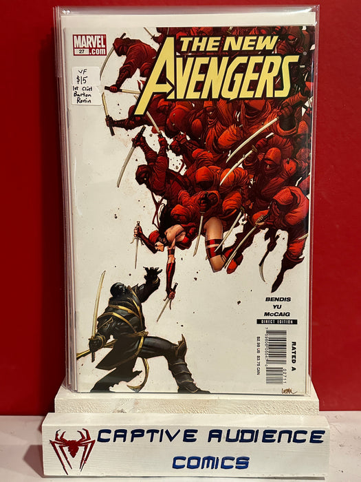 New Avengers, Vol. 1 #27 - 1st Clint Barton Ronin - VF