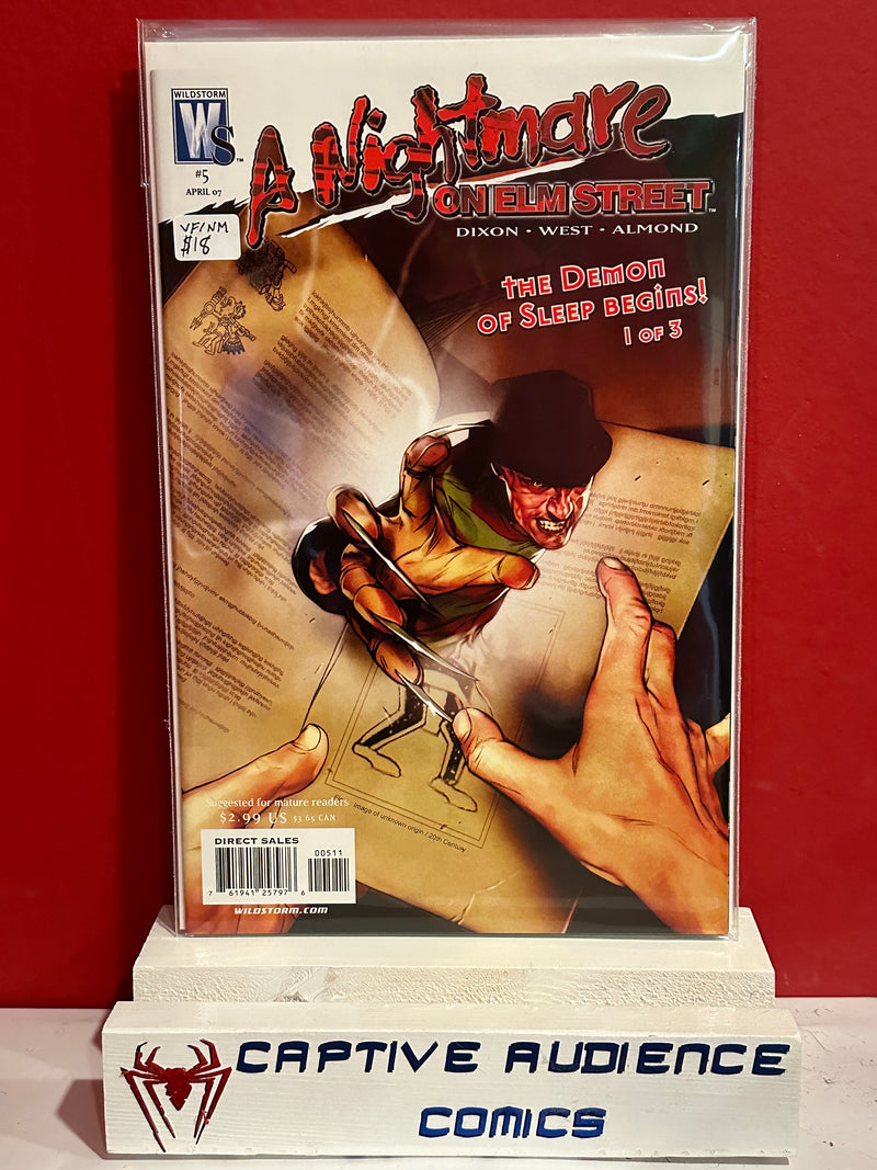 A Nightmare On Elm Street #5 - VF/NM