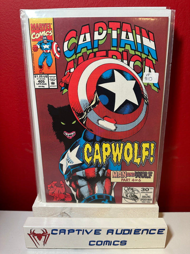 Captain America, Vol. 1 #405 - VF