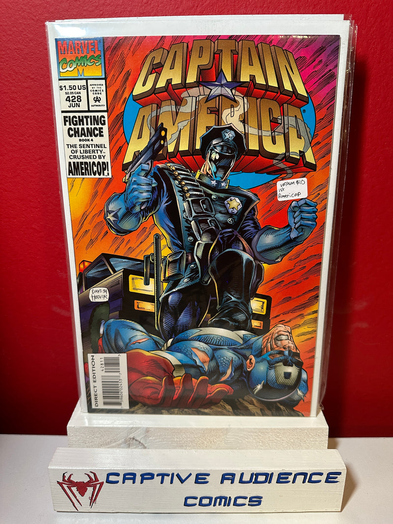 Captain America, Vol. 1 #428 - 1st Americop - VF/NM