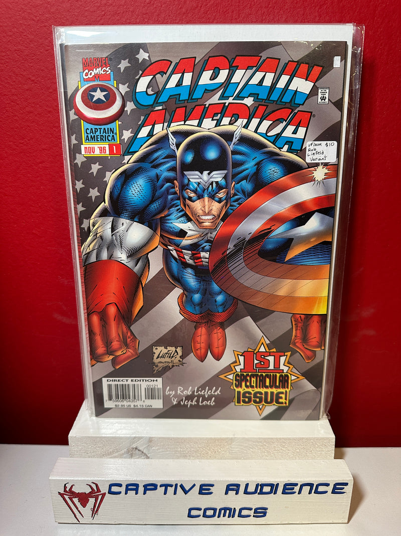 Captain America, Vol. 2 #1 - Rob Liefeld Variant - VF/NM
