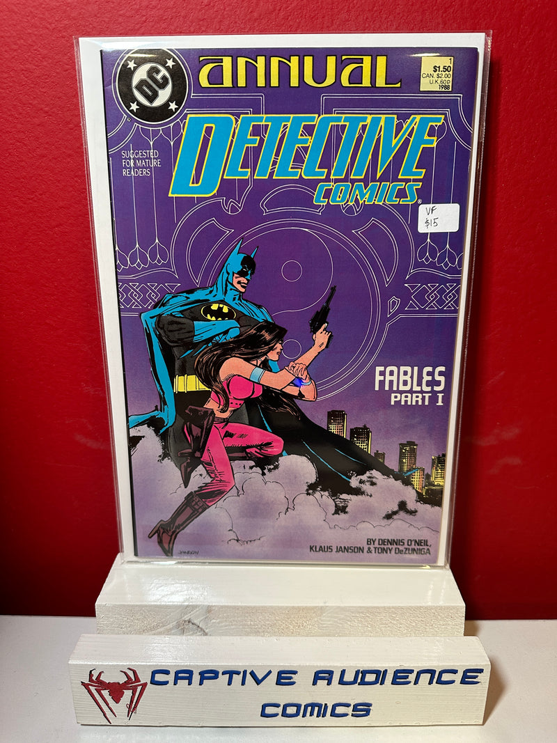 Detective Comics Annual, Vol. 1 #1 - VF