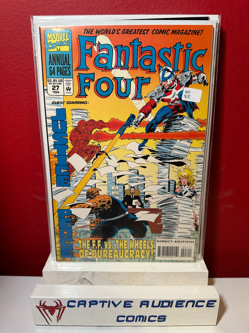 Fantastic Four, Vol. 1 Annual #27 - NM