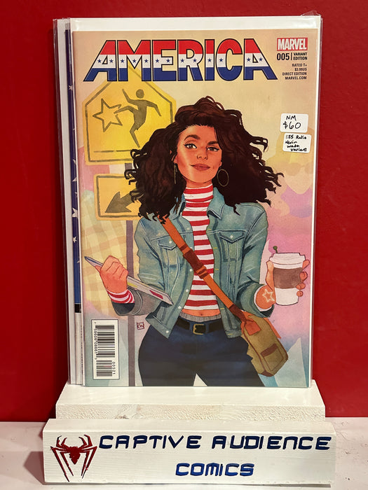 America #5 - 1:25 Ratio Kevin Wada Variant - NM