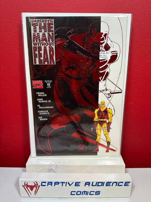 Daredevil Man Without Fear #5 - Red Foil Embossed Cover - VF/NM