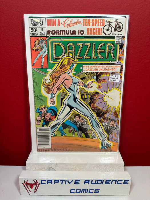 Dazzler, Vol. 1 #9 - Newsstand Variant - VF-