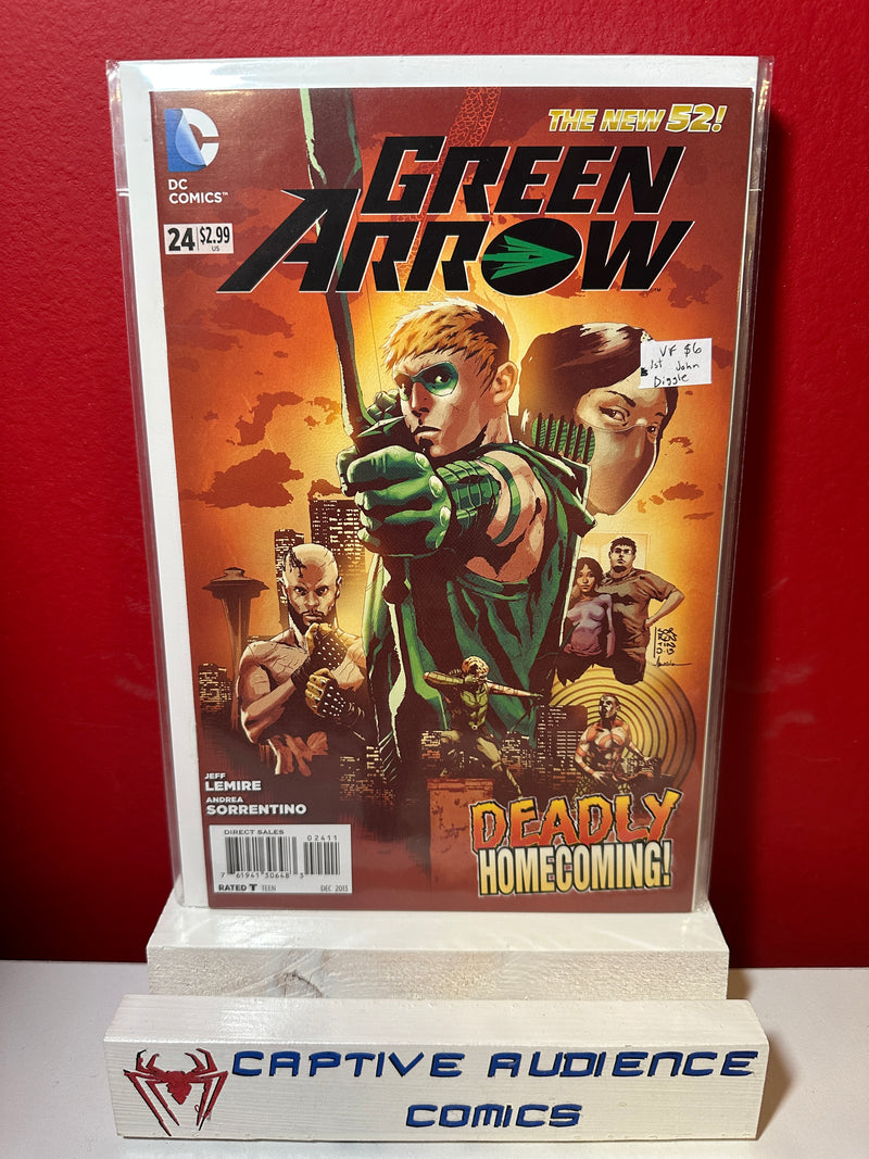 Green Arrow, Vol. 5 #24 - 1st John Diggle - VF