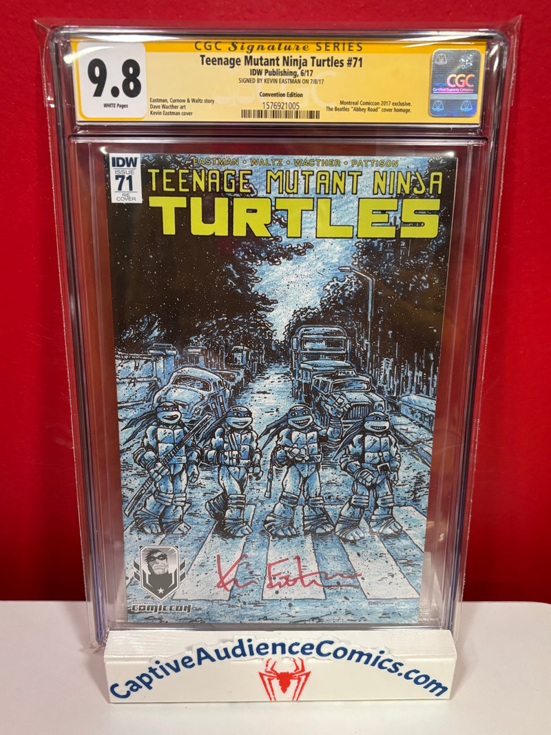 Teenage Mutant Ninja Turtles Vol. 5 #71 - Convention Variant Signed Kevin Eastman - CGC 9.8