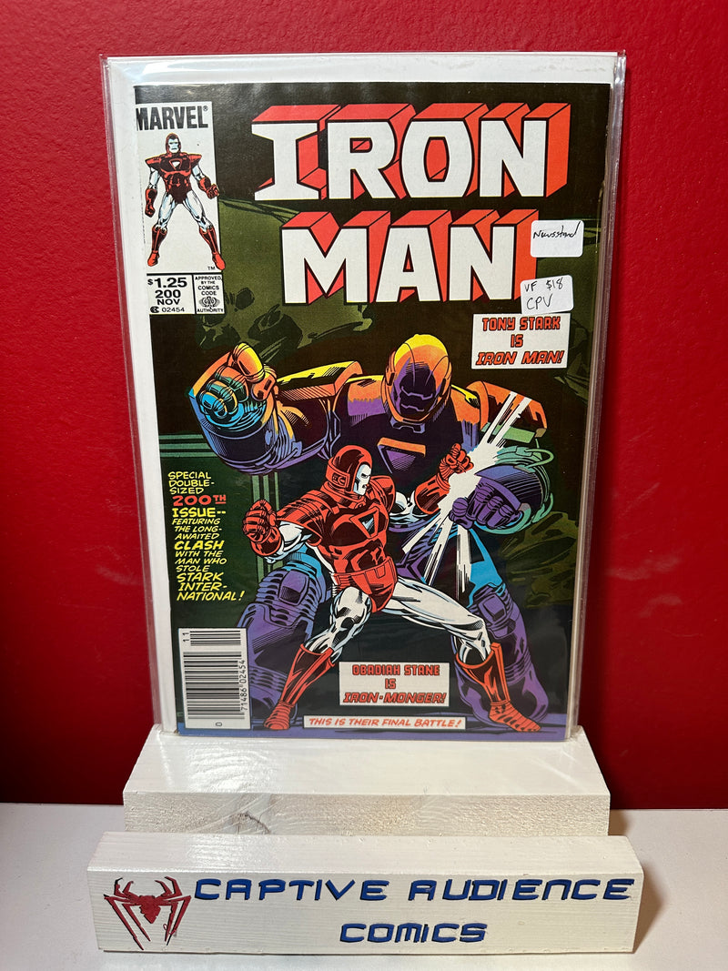 Iron Man, Vol. 1 #200 - CPV Newsstand - VF