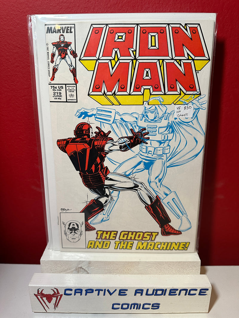 Iron Man, Vol. 1 #219 - 1st Ghost - VF